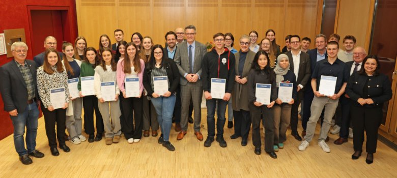 Gruppenfoto der Stipendiatinnen und Stipendiaten