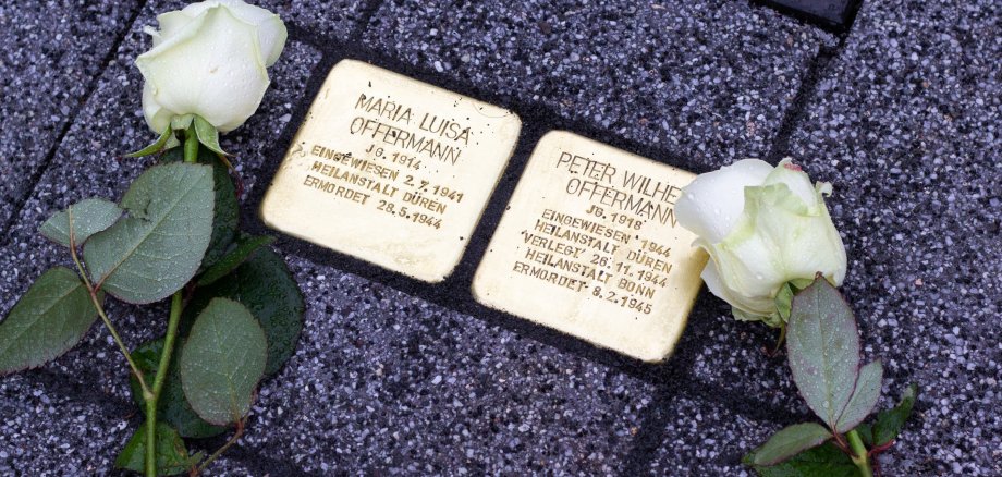 Die Stolpersteine für Maria und Peter Offermann